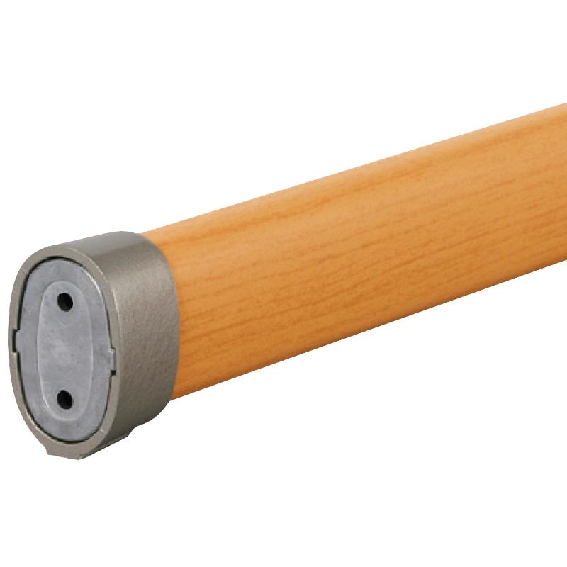 神栄　ＳＫ−６０７８Ａ−１, 楕円型窓手摺内部用　アルミ製　木目　１２００ｍｍ, 293-5132 | 