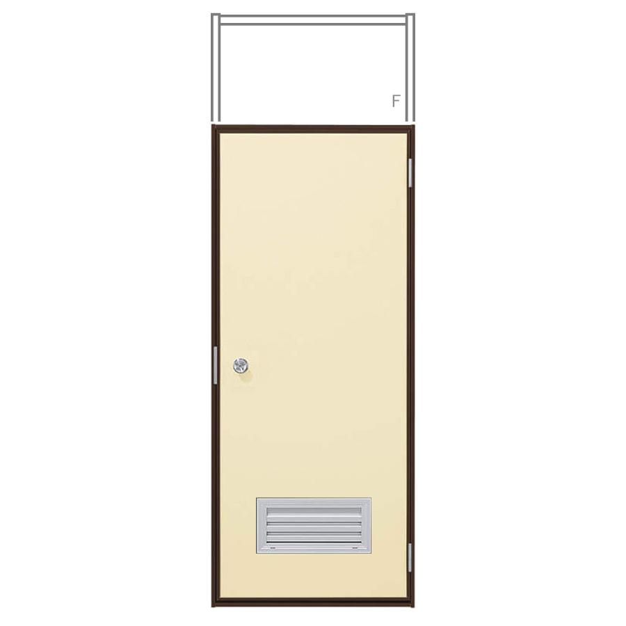 YKK AP 2HD フラッシュドア ガラリ付き ランマ付き 内付型 特殊オーダー W：569〜939mm × H：2308〜2400mm ドアH(DH)：2001〜2093mm | 