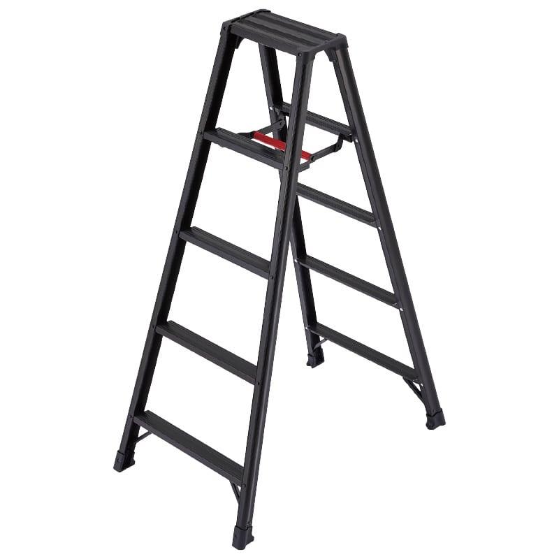 ハセガワアルミ脚立　脚軽ＢＬＡＣＫ, ＲＺＢ−１２ｂ, 468-9713 | 