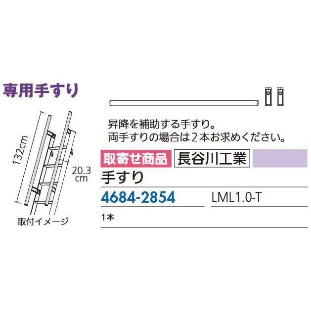 新発売の リフォーム用品 長谷川工業 ルカーノラダー用手スリ LML1.0-T 46842854 その他