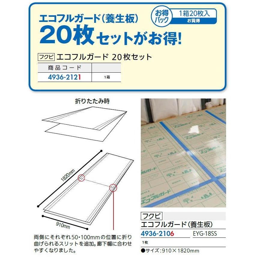 エコフルガード(養生板) サイズ:910mm × 1,820mm / 1枚入り エコフルガード(養生板) サイズ:910mm × 1,820mm / 1枚入り