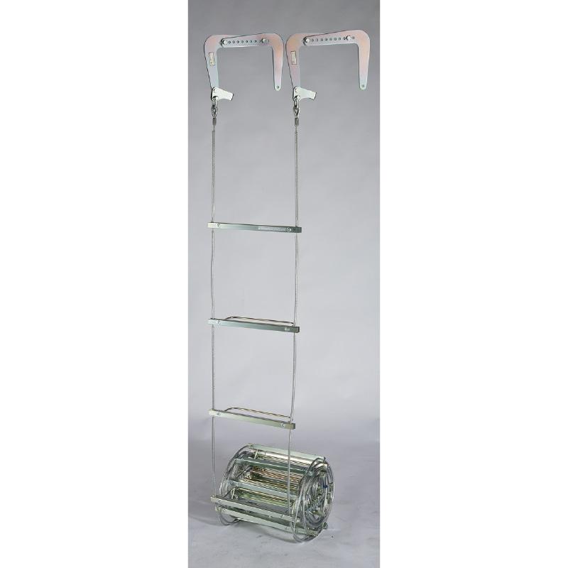 オリロー避難梯子　ワイヤーロープ式, ワイヤー３号　自在フック, 523-0270 | 