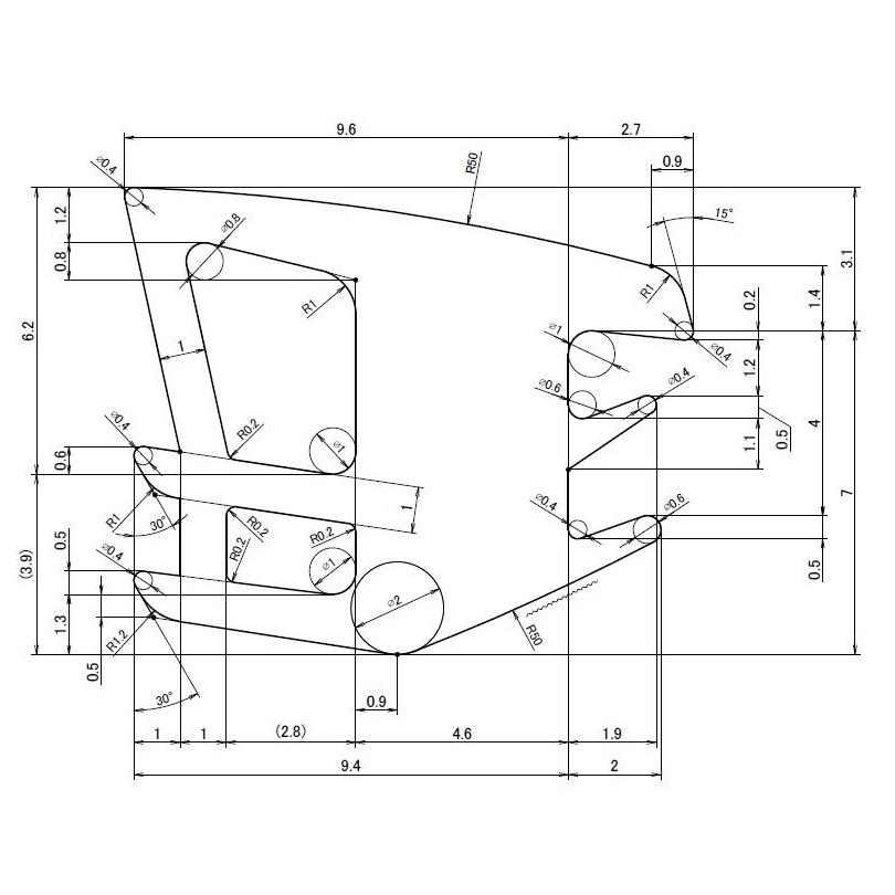 後付グレイチングビード 20m / 1巻 A□F01 交換用 部品 LIXIL リクシル TOSTEM トステム | LIXIL