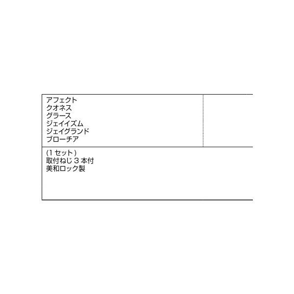 本締り錠ケース / 1セット入り 部品色：シルバー A8DL1410 交換用 部品 新日軽 LIXIL リクシル TOSTEM トステム |  | 01