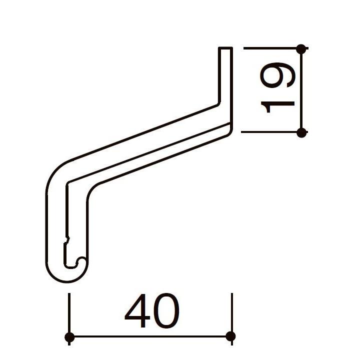 エンドキャップA / 出幅40mm用 入数：50個 製品色：ホワイト A8X34(50) LIXIL リクシル TOSTEM トステム | LIXIL