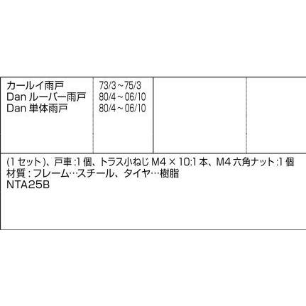 七分溝用戸車 / 1セット入り 部品色：シルバー AZWS609 交換用 部品 LIXIL リクシル TOSTEM トステム |  | 01