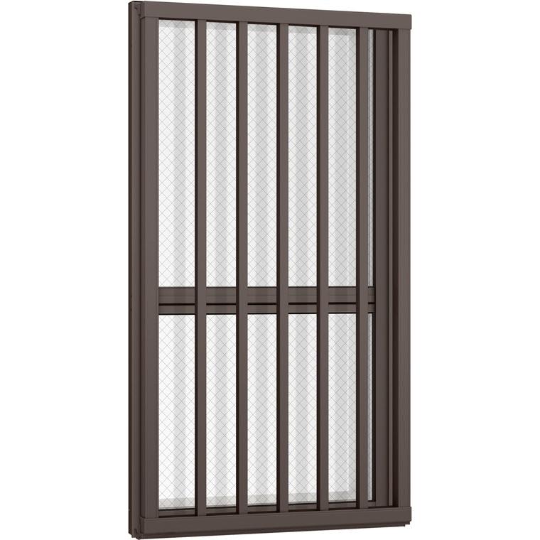 防火戸FG-A 面格子付上げ下げ窓FS Low-E複層ガラス / 網入り仕様 07411 W：780mm × H：1,170mm LIXIL リクシル TOSTEM トステム