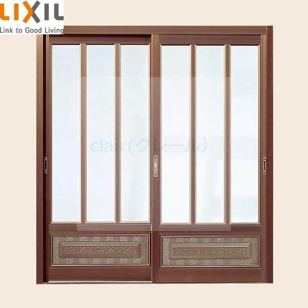 ブランドおしゃれ 菩提樹 玄関 引戸 普通枠 ランマなし 242型 二本格子腰付 6154 W 1 640mm H 1 847mm 2枚建て Lixil リクシル Tostem トステム ランキング1位獲得 Www Skylanceronline Com