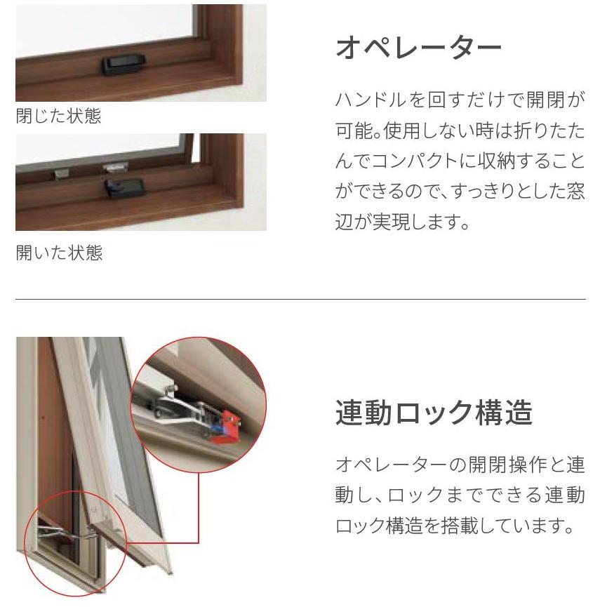 TW 防火戸 / 横すべり出し窓(オペレーター) 複層ガラス仕様 06003 W