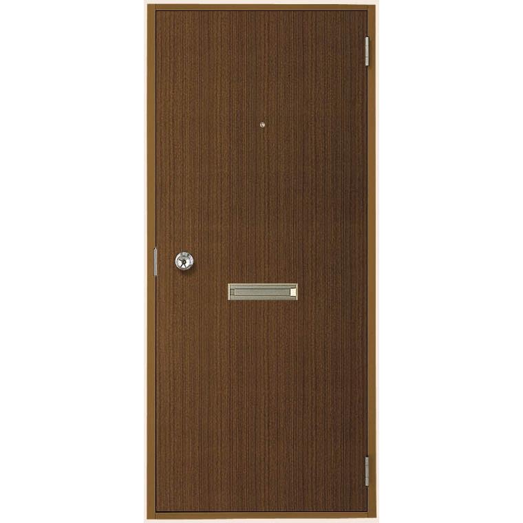ロンカラーフラッシュドア ポスト・アイ付き ランマなし 半外付型 07818 W：785mm × H：1,820mm LIXIL リクシル TOSTEM トステム