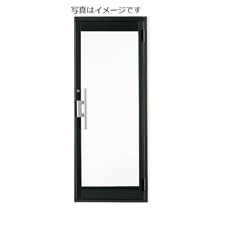 クリエラガラスドア 片開き 内付型 1枚ガラス仕様 バーハンドル 0720 W