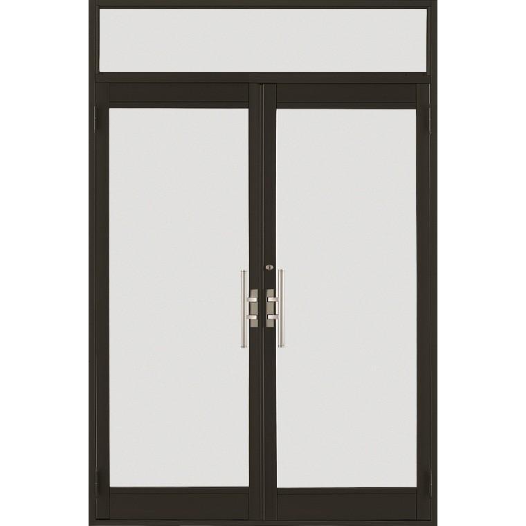 クリエラガラスドア 両開き ランマ付き 両把手 内付型 1枚ガラス仕様 バー把手 1623 W 1 692mm H 2 360mm 店舗 事務所 Lixil リクシル Tostem トステム Crgn O 1623w B Clair 通販 Yahoo ショッピング