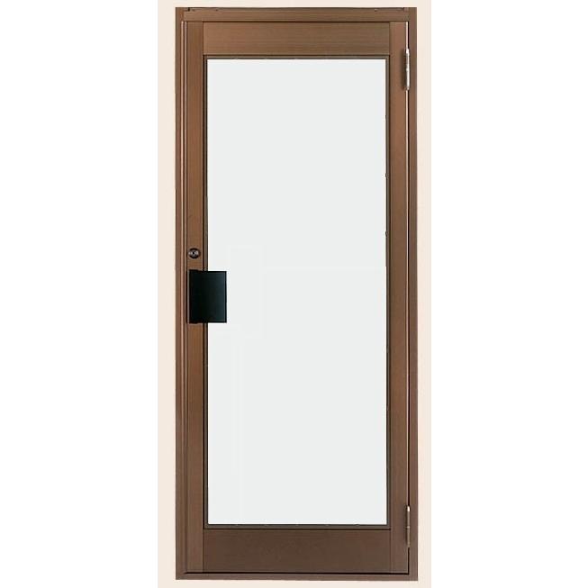 クリエラガラスドア 片開き 半外付型 1枚ガラス / PG仕様 Low-E