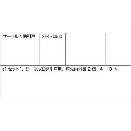 戸先内外錠セット / 1セット入り 部品色：ブラック DAAZH18 交換用 部品 LIXIL リクシル TOSTEM トステム |  | 01