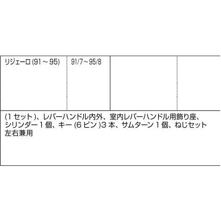 把手セット / 1セット入り 部品色：シルバー DATZ201 交換用 部品 LIXIL リクシル TOSTEM トステム |  | 01