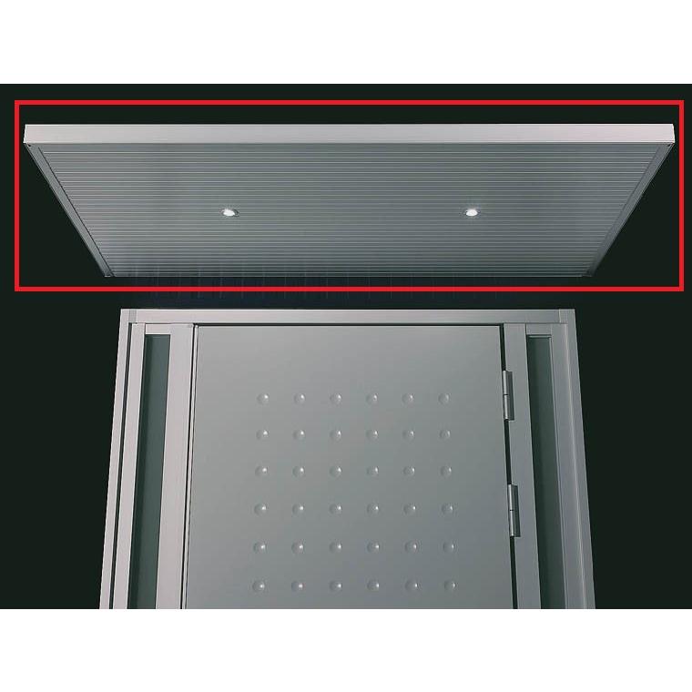 モダンアート L型 先付用 W：1,830mm × D：900mm LED照明セット + 先付ボルトセット付き 玄関 ひさし LIXIL リクシル TOSTEM トステム | 