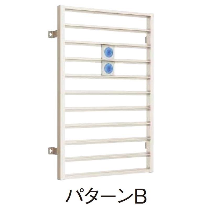 スリム面格子 ガラスキャスト付き パターンB 中骨あり 18605 W：1,940mm × H：632mm 窓まわり YKK AP