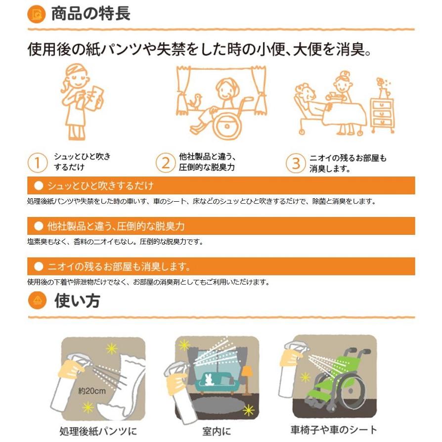 よかレット消臭スプレー / 20本入り 介護用 EXCELSIOR_2