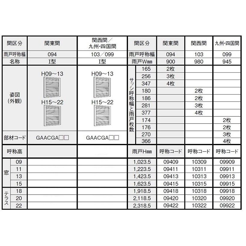 リフォーム雨戸 雨戸一筋 半外付型 可動ルーバー雨戸 1枚 新寸法 09409 W：900mm × H：1023.5mm 関東間 LIXIL リクシル TOSTEM トステム