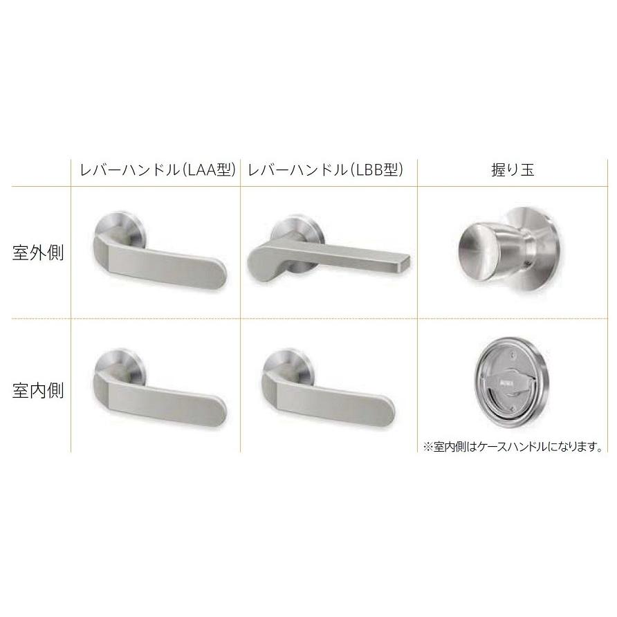 外部物置ドア 11型 非防火 K2 / 握り玉仕様 W：640mm × H：1,200mm LIXIL リクシル TOSTEM トステムの画像