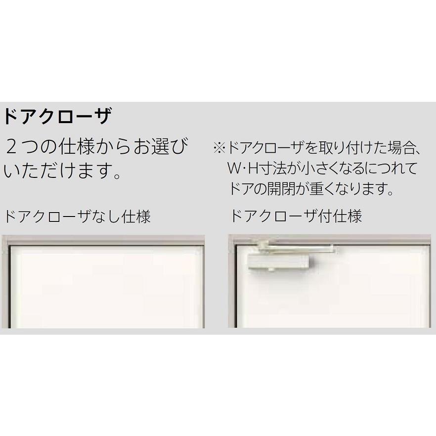外部物置ドア 11型 非防火 K2 / 握り玉仕様 W：640mm × H：1,400mm LIXIL リクシル TOSTEM トステムの画像
