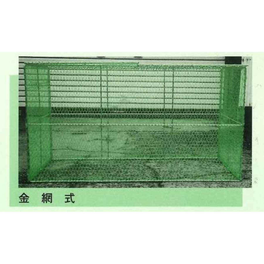 折りたたみ式ゴミ収納枠 トリカル式 小 高：660mm × 巾：1，200mm × 奥行：600mm 重量：8.5kg ゴミステーション 散乱防止_1