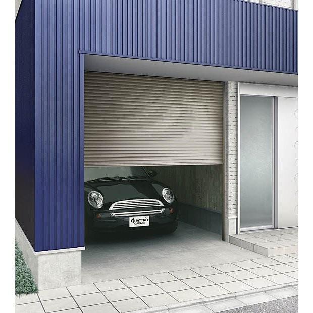 ガレージシャッター クアトロ 単窓 手動 内部付 木造用壁付 特注サイズ W 855 1 800mm H 1 801 1 900mm Lixil リクシル Tostem トステム Gs Qua Syun Kabe Od W18h19 Clair 通販 Yahoo ショッピング
