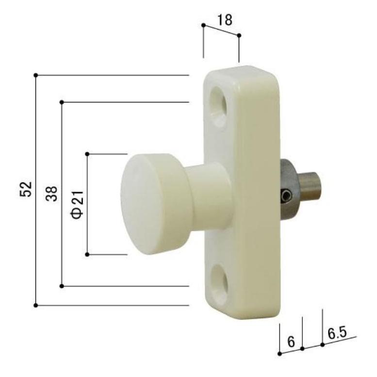 通風ドア用障子ロック / 1個入り HH-3K-14020 交換用 部品 YKK
