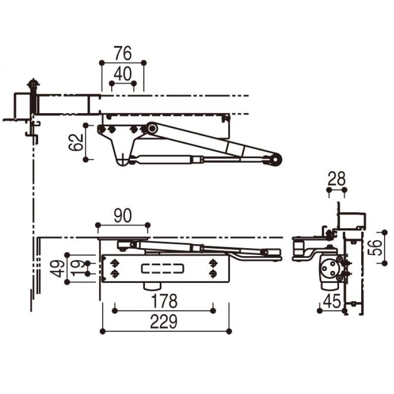 日本　クローザー　専用 NHN ダイハツディーゼルNHN株式会社 173又は73 交換用 ドア