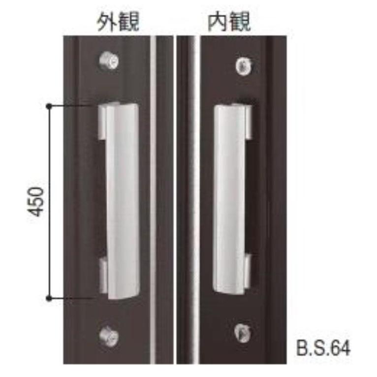 プッシュプルハンドル / 1セット入り HH-J-0648 交換用 部品 YKK AP