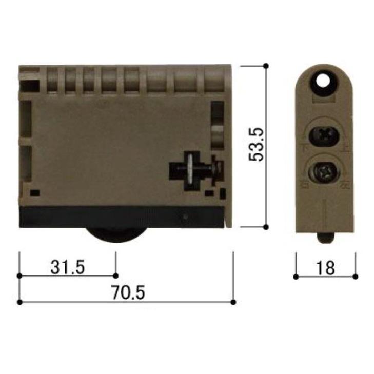 K様おまとめ出品 戸車 / 2個セット HH-K-35794 交換用 部品 YKK AP : Clair