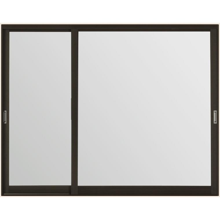 インプラス(ダストバリア) 引違い窓 変則2枚建 複層ガラス 透明3mm-A12-グリーン透明・型・フロストLow-E3mm W:1501〜2000mm×H:1001〜1400mm TOSTEM LIXIL