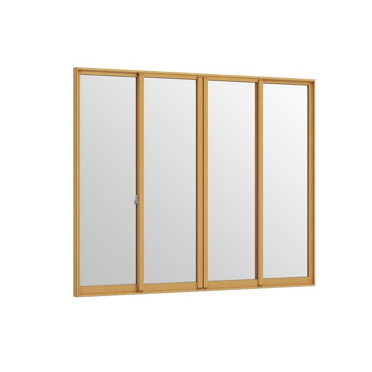 インプラス 引違い窓 4枚建 Low-E複層フロストガラス W：3，001〜4，000mm × H：601〜1，000mm 内窓 二重窓 LIXIL リクシル TOSTEM トステム