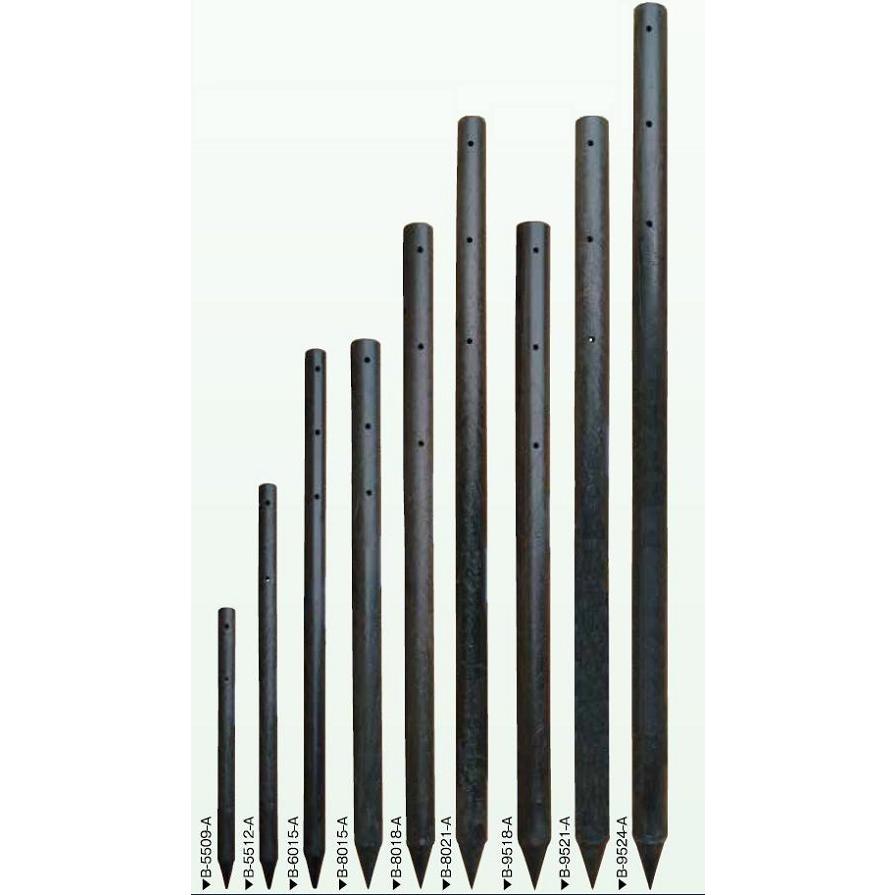 樹脂製 万能杭 φ55 × 1,200mm (中) / 9本入り B-5512-■ 大研化成工業 |  | 01