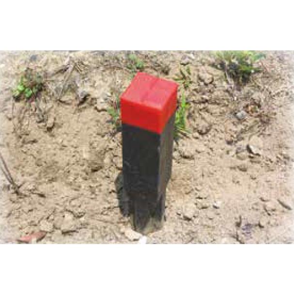 樹脂製 境界杭 BA-45 / 70mm × 70mm × 450mm 20本入り 大研化成工業 | 