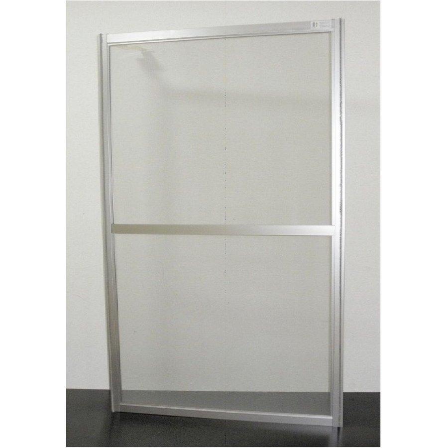 M型網戸 引き違い2枚建て 上部持ち出し部材付き 特注サイズ W：867〜971mm × H：1，606〜1，855mm 京都ハウジングサービス