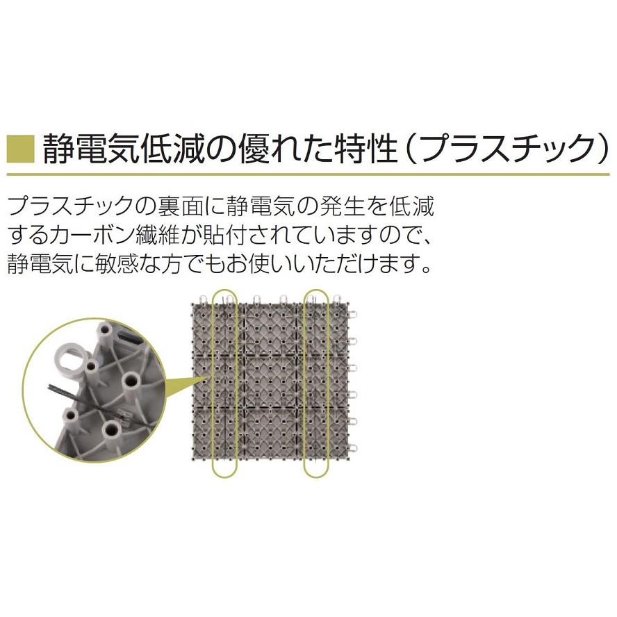 床化粧材 タイル(テラコッタ調) KTB-10 / 入数：10枚 色：ペール