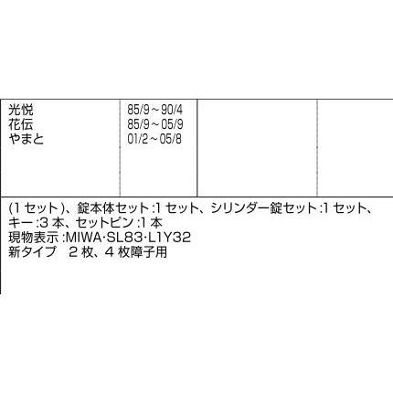 内外錠 / 1セット入り 部品色：ブロンズ L1Y32 交換用 部品 LIXIL リクシル TOSTEM トステム |  | 01