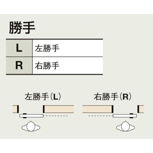 ラシッサD キナリモダン クローゼットドア 引戸 アウトセットタイプ AKCA-LZE 1620 W：1，644mm × H：2，030mm ノンケーシング LIXIL リクシル TOSTEM_2