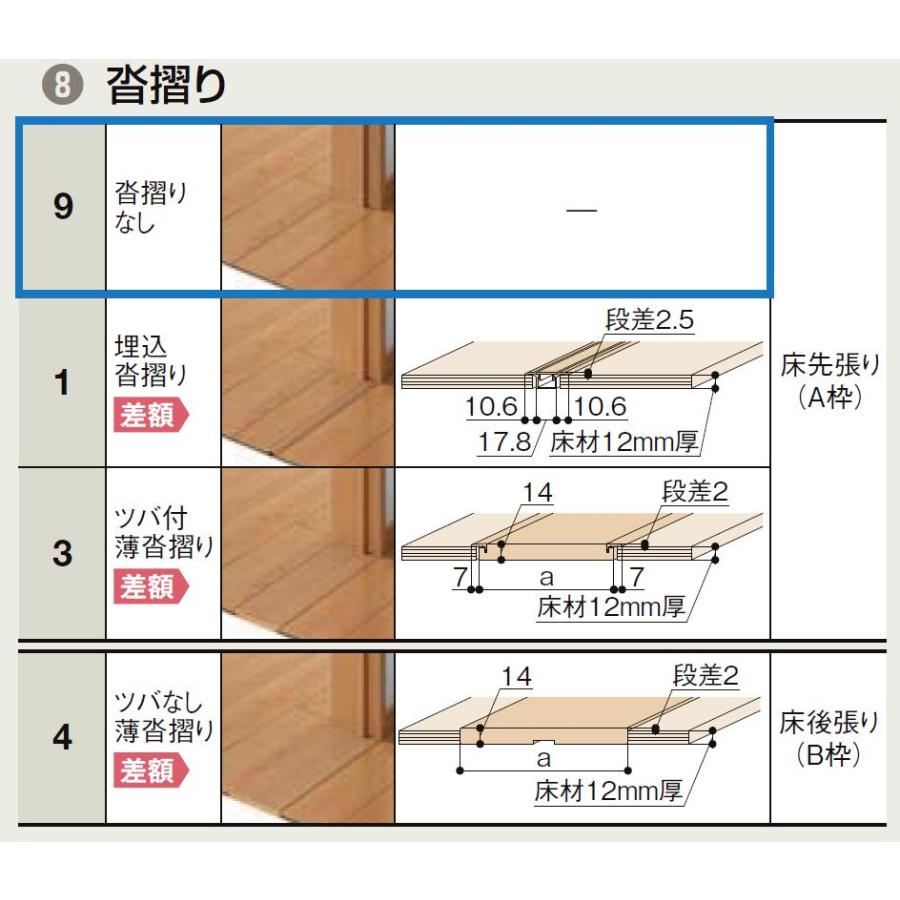 ラシッサD ノースフォレスト 標準ドア ANTH2-LAA 錠付き 特注 W：507-957mm H：2431-2500mm ノンケーシング/ケーシング LIXIL リクシル TOSTEM トステム_3