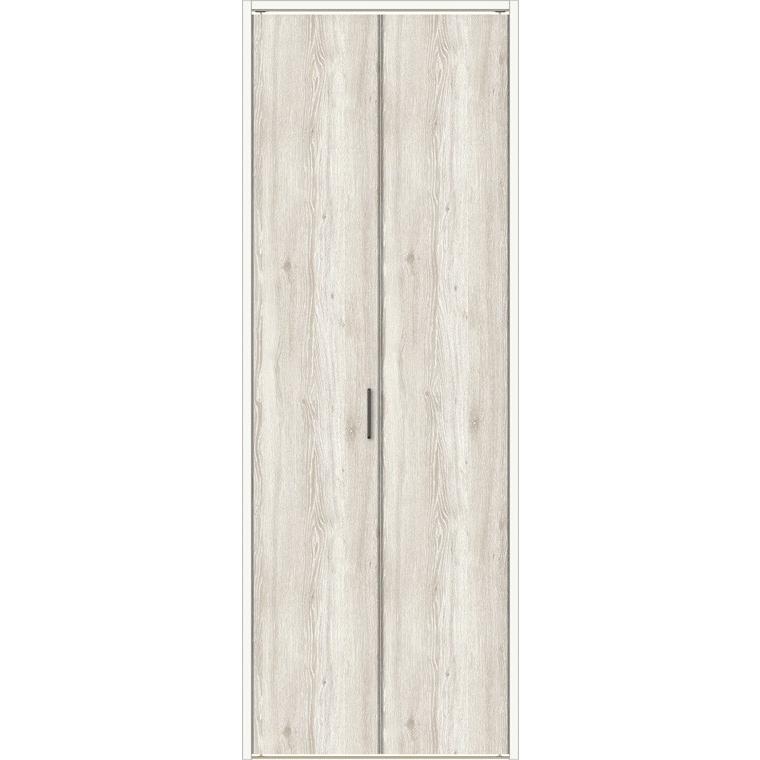 特注サイズ ラシッサDパレット クローゼット 折戸レールタイプ 2枚折戸 APCF-LAA W：542-942mm × H：1545-2425mm ノンケーシング / ケーシング LIXIL