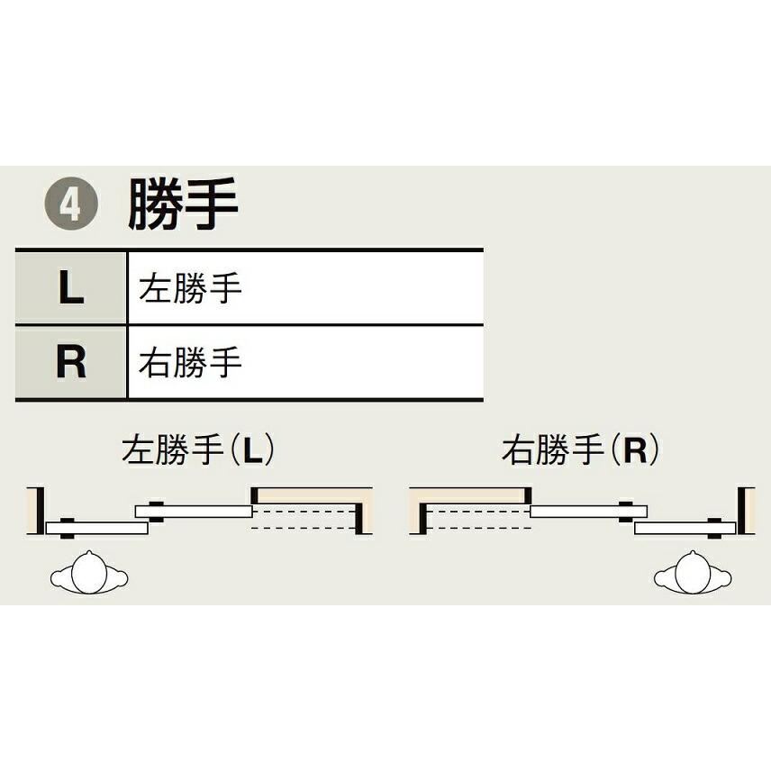 ラシッサD ヴィンティア 間仕切り上吊引戸 片引戸 2枚建 AVMKD-LAH 錠なし 2420 W：2，432mm × H：2，023mm ノンケーシング / ケーシング LIXIL リクシル TOSTEM_2