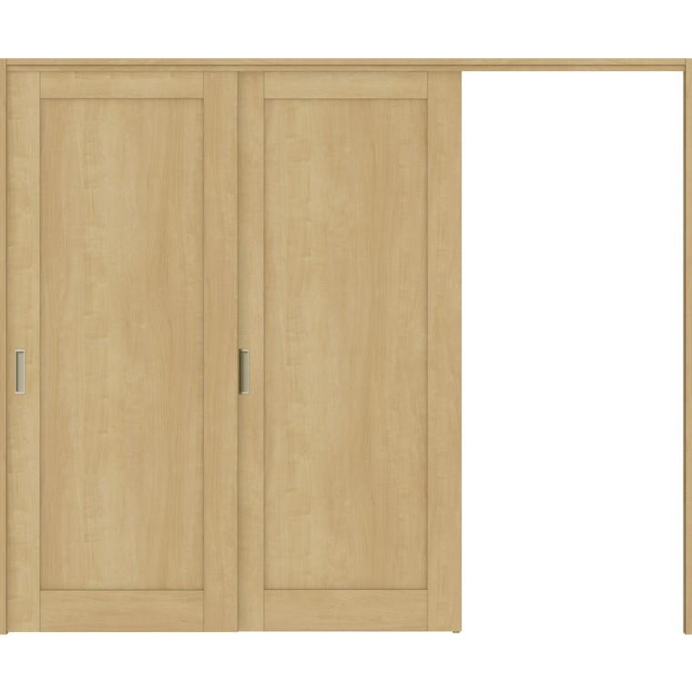 特注サイズ ラシッサS 室内引戸 間仕切り上吊引戸 片引戸2枚建て ASMKD-LAG 錠無し W：1604-2954mm × H：1750-2425mm ノンケーシング/ケーシング LIXIL