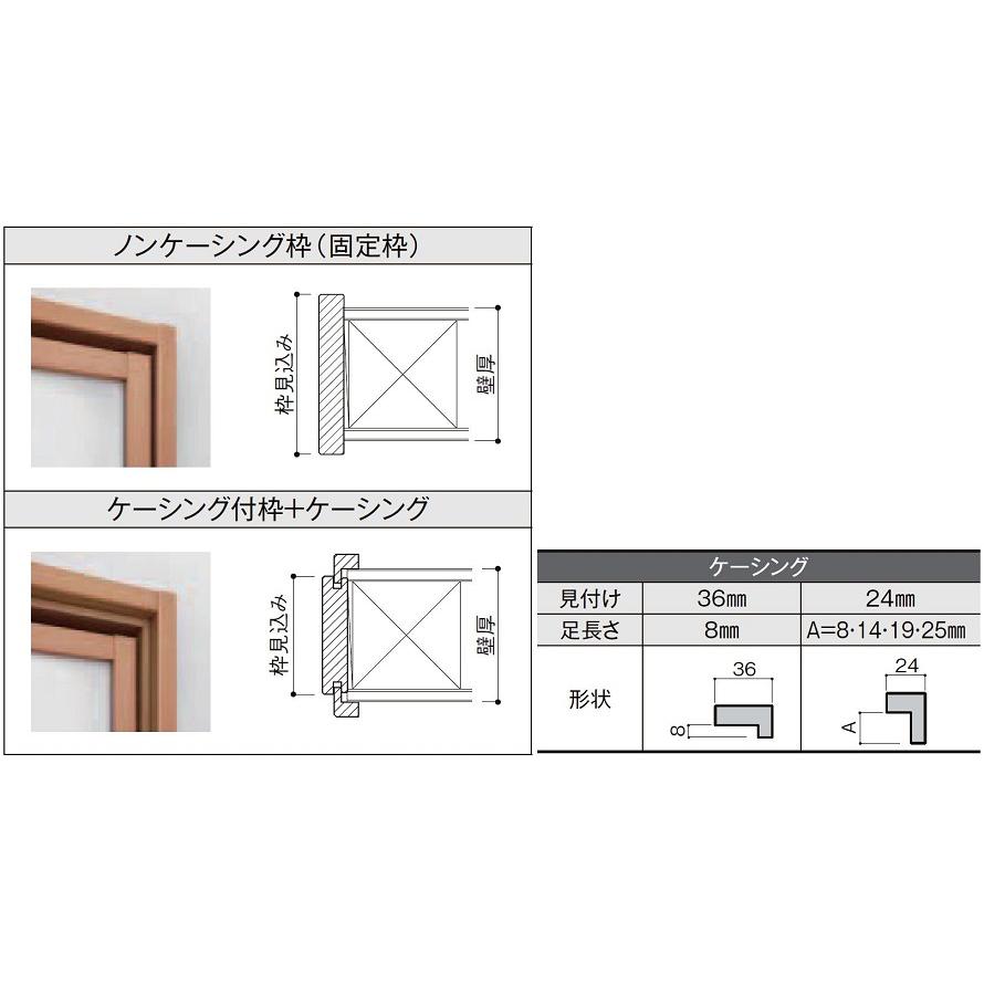 LIXIL ラシッサS ランマ用窓 / ノンケーシング枠 デザイン：LAA