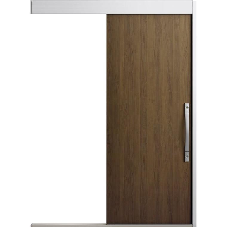 エルムーブ2 防火戸 一本引き L16型 木目調 カザスプラス仕様 呼称：160 W：1,608mm × H：2,150mm スライディングドア LIXIL リクシル TOSTEM トステム