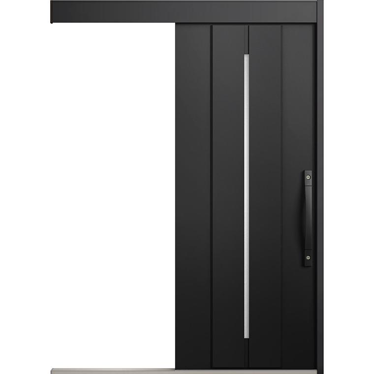エルムーブ2 防火戸 一本引っ張ること L22型 軽銀色 カザスプラス仕様模様 名まえ：160 W：1,608粍 × H：2,150粍 上滑り部屋の入り口 LIXIL リクシル TOSTEM トステム