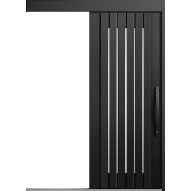 エルムーブ2 防火戸 一本引き L24型 アルミ色 カザスプラス仕様 呼称：183 W：1,838mm × H：2,150mm スライディングドア LIXIL リクシル TOSTEM トステム