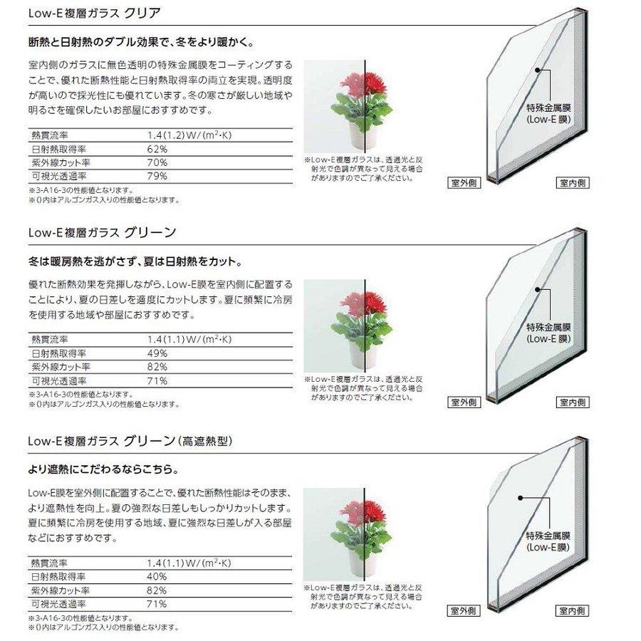 サーモスL FIX窓 内押縁タイプ Low-E複層ガラス / アルミスペーサー 