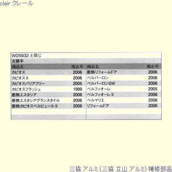 三協 アルミ 旧立山 アルミ 玄関ドア ガードロック受け：ガードロック受け(ロックたて枠)[PKD0127] |  | 01