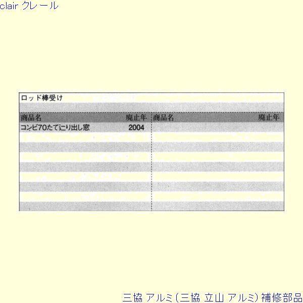 三協 アルミ 旧立山 アルミ 装飾窓 リモコン・ロッド棒：ロッド棒(上下枠)[PKE3040] |  | 01